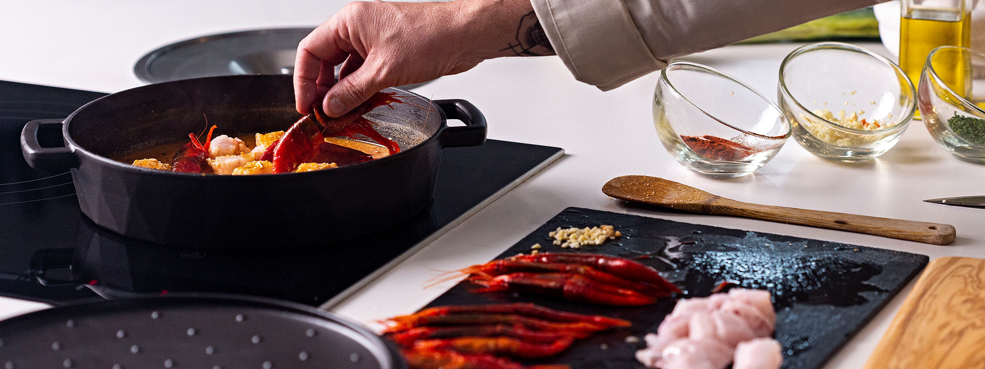 Utensilios de cocina de hierro fundido