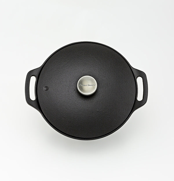 Olla de hierro fundido 26 cm Pearl – Negro satinado