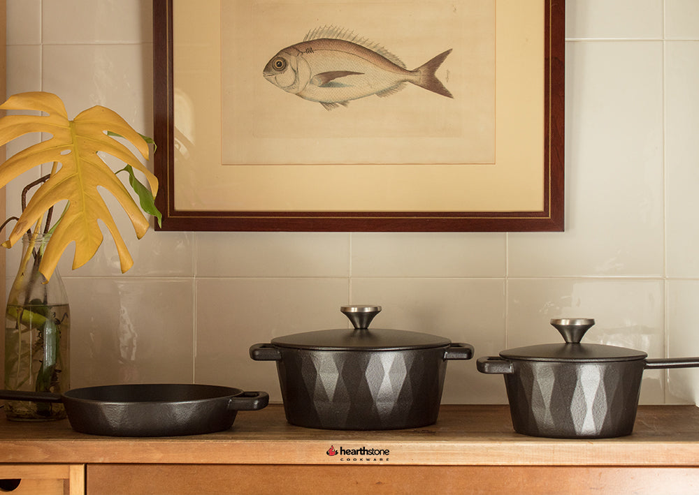 El encanto vintage del hierro fundido en la cocina moderna