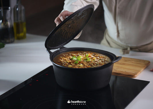 Cómo cocinar Lentejas Estofadas en tu Cocotte Pearl