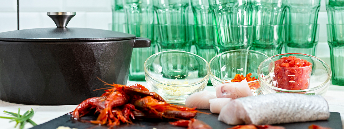 Beneficios del hierro fundido esmaltado en la cocina