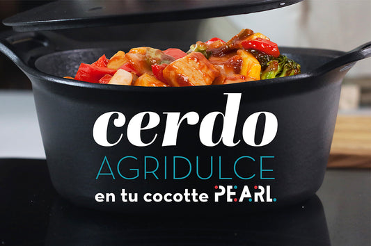 Cerdo agridulce en tu cocotte Pearl