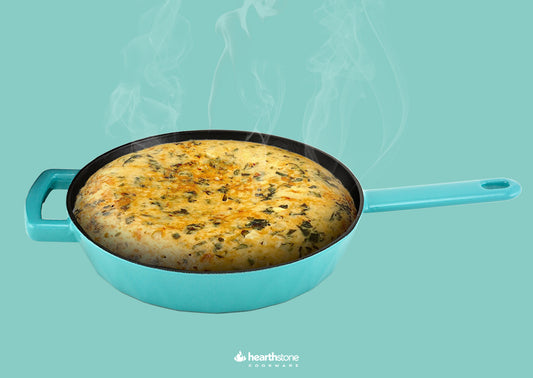 Tortilla de Patatas con Espinacas y Queso Manchego